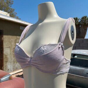 wired lace push up bra